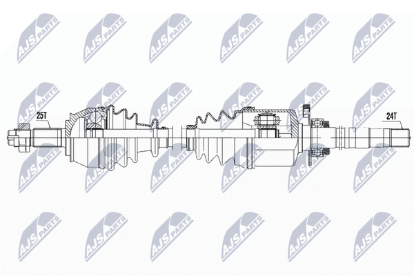 NTY Antriebswelle NPW-FT-020 Passend FüR Fiat Lancia-image