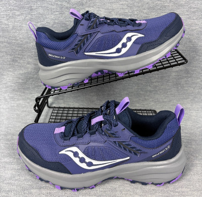 Saucony Excursion TR17 Trail Running Sneakers Womens 8 Blue Comfort Stabile