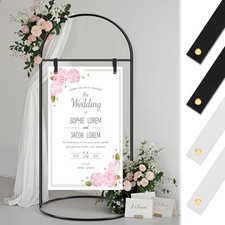 Wedding Sign Holder Stand 62 x 33 Inch Welcome to Our Wedding Sign Holder w