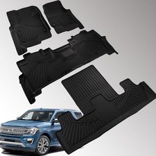 Heavy Duty Floor Mats Liners Tpe For 2018-2024 Ford Expedition Expedition Max Heavy Duty Floor Mats Liners Tpe For 2018-2024 Ford Expedition Expedition Max