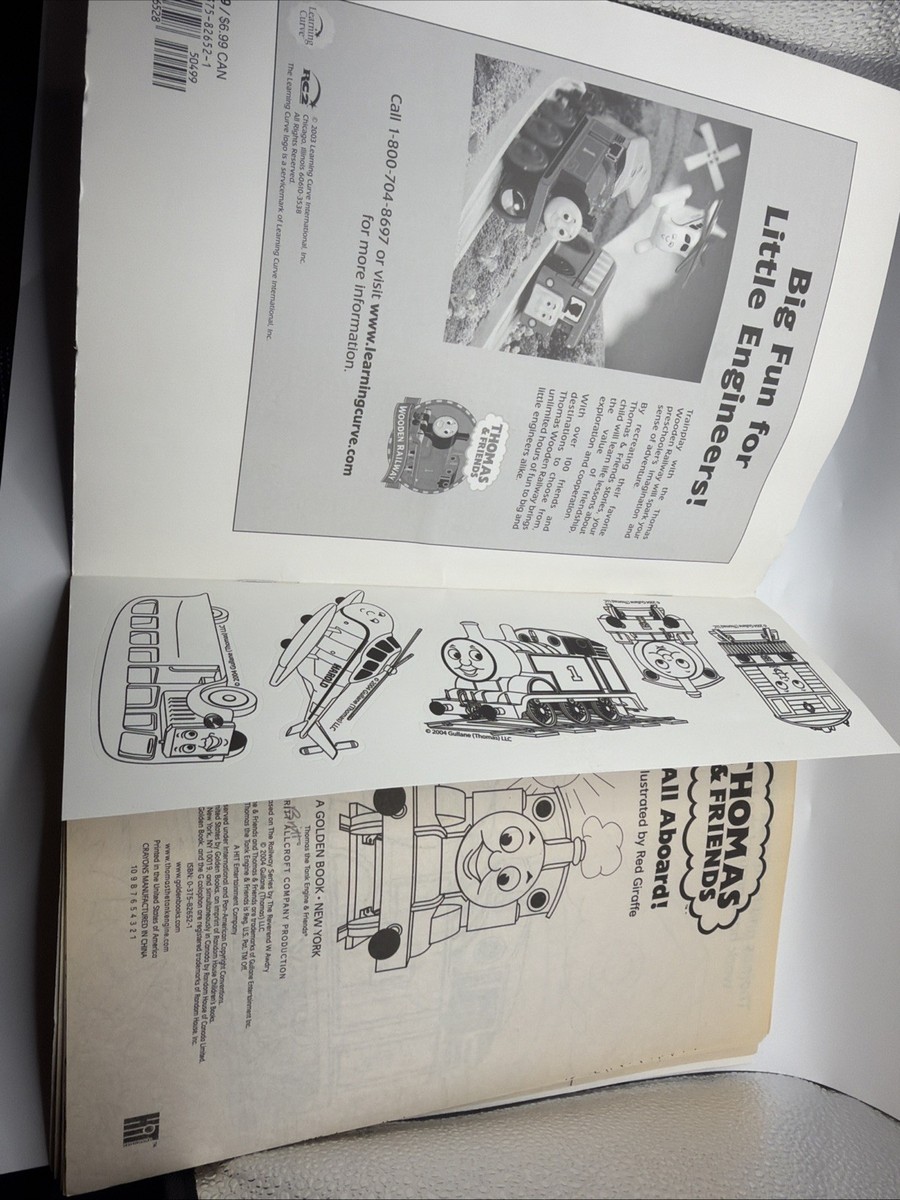 Thomas & Friends fun kit Activity Book Crayon Stickers Vintage