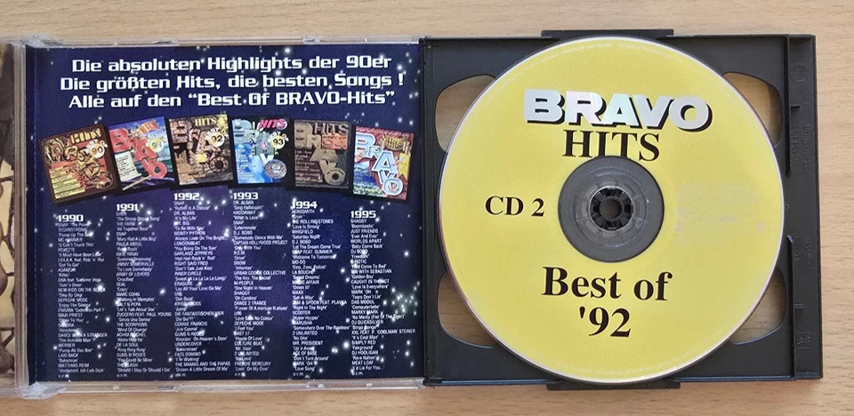 BRAVO HITS Best Of 92 Kult-Sampler sehr guter Zustand - Bild 4 von 4