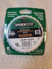 Spiderwire low viscosity moss green 10 lb fishing line 125 yd