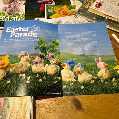 STRICKANLEITUNG Alan Dart Ostern Parade Entlein Frühling Küken Spielzeug Junggesellinnenabschied 