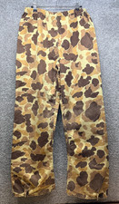 Vintage Cabela's Mens Medium Gortex Duck Hunting Camo Pants USA