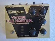 Behringer VT999 - Vintage Tube Monster - Classic Vacuum Tube Overdrive - OVP