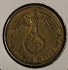 1938 Germany 10 Reichspfennig — photo from another recent sale