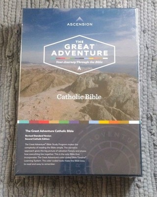 Sealed Great Adventure Catholic Bible Jeff Cavins RSV Second Edition New in Box