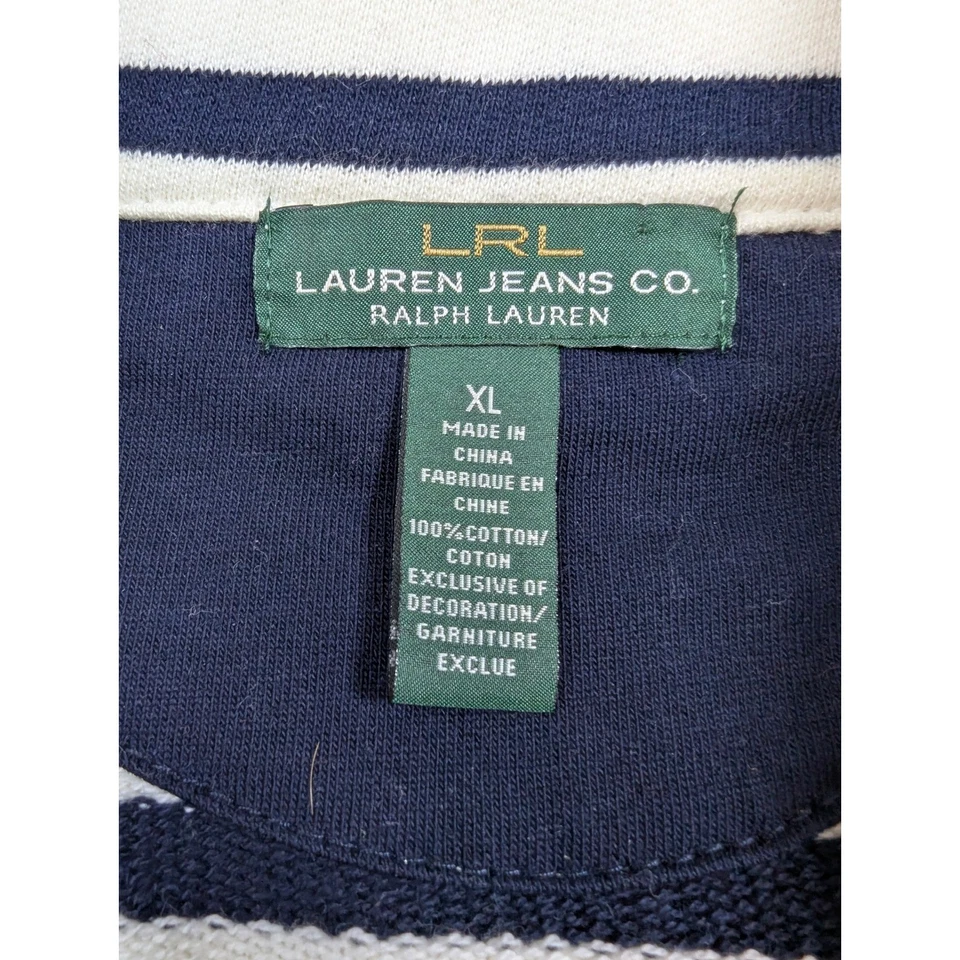 Chaqueta Blazer LRL Ralph Lauren Rayas Doble Pecho - Para Mujer XL Foto 2 de 4