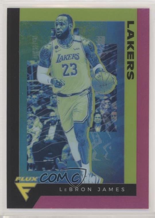 2019-20 Panini Chronicles Flux Pink LeBron James #591 0f23