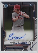 2021 Bowman Draft Chrome Draft Pick Auto Jordan Viars #CDA-JV Auto 4f5