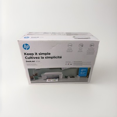 HP - DeskJet 2724 Wireless All-In-One Instant Ink Ready Inkjet Printer
