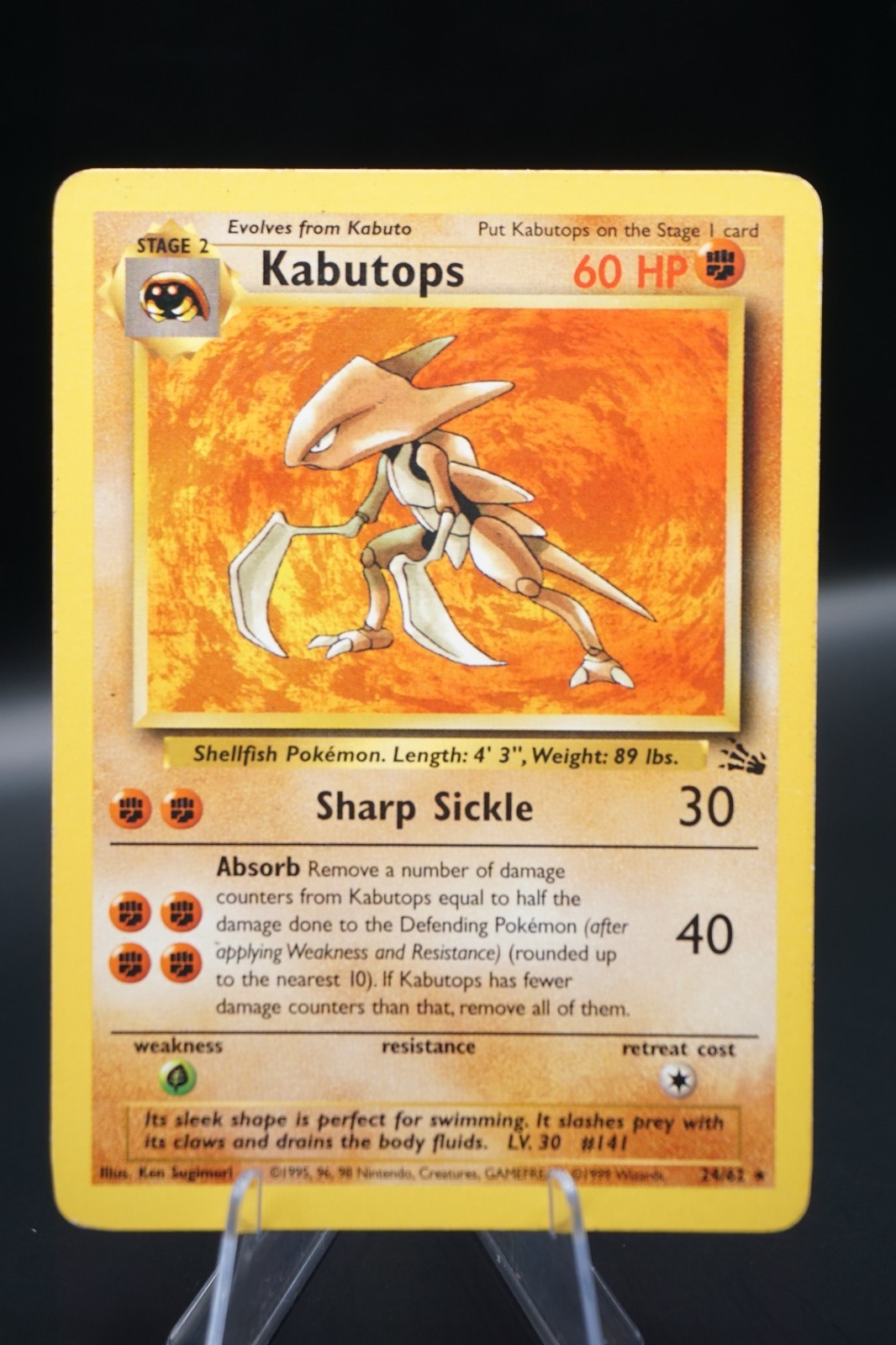 Kabutops 24/62 Fossil Regular Pokemon