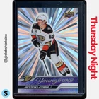 2023 UPPER DECK #456 JACKSON LACOMBE OUTBURST SILVER YOUNG GUNS RC ROOKIE