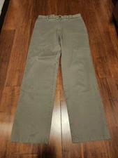Dockers Mens Pants Signature Khakis  - 32x34 Straight Fit Flex Beige Pre-owned