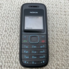 NOKIA 1208 Type RH-105 Black Mobile Phone 1.5-inch screen NB Locked