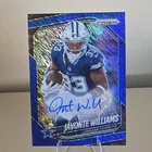 2025 Panini Prizm Football Blue Shimmer Javonte Williams #1