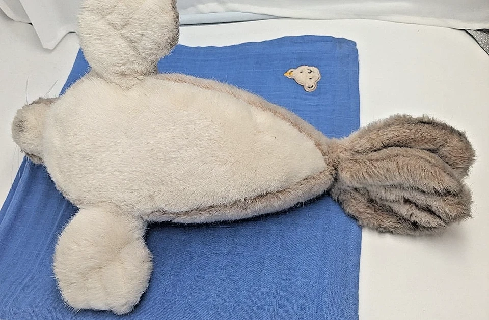 steiff 1175/20 - Robby Robbe Seehund Synth.-Webpelz grau 20cm super kuschlig - Bild 2 von 4