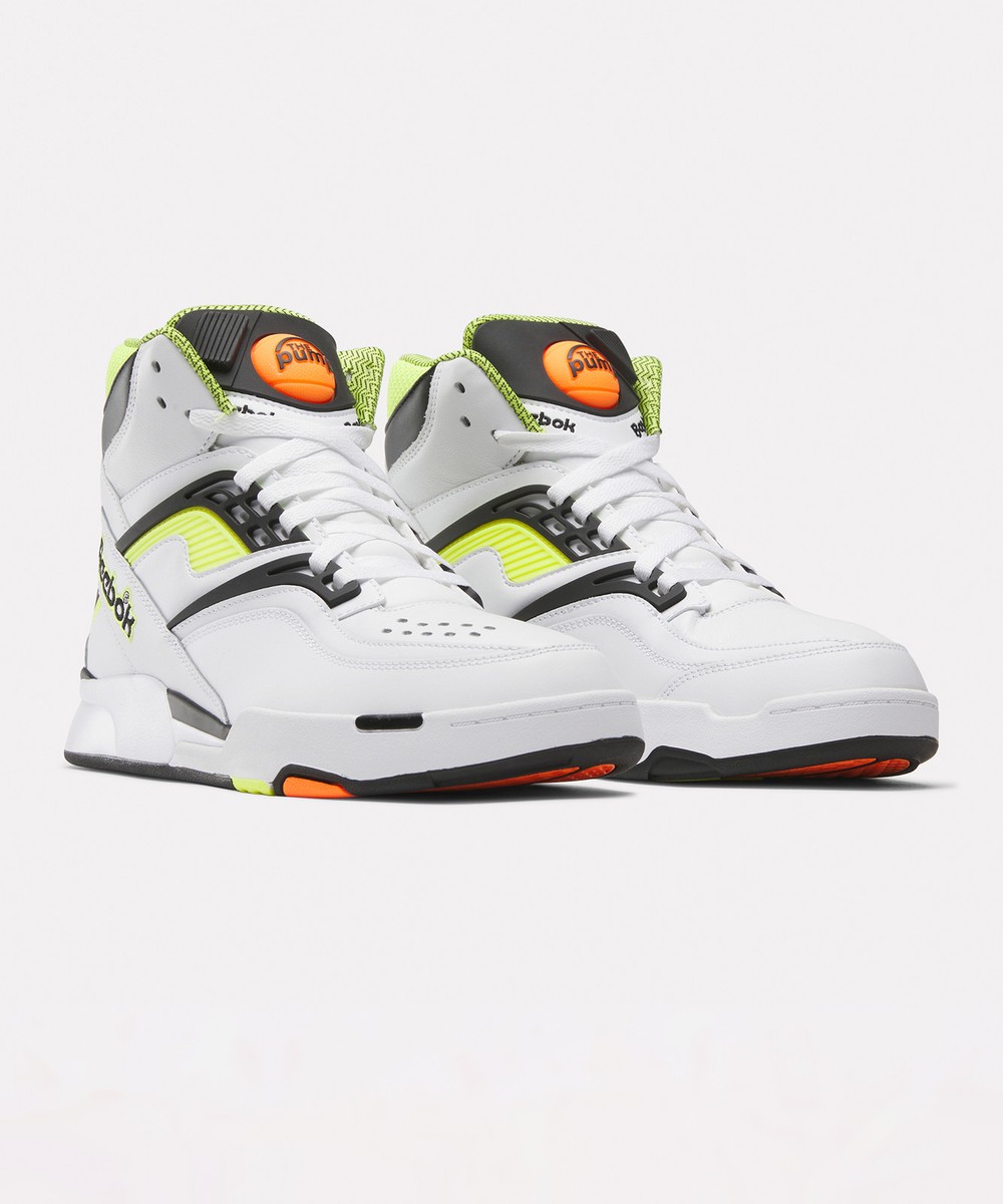 Reebok Pump TZ - White:Yellow RESO3FR3ME2 Men Shoes | eBay