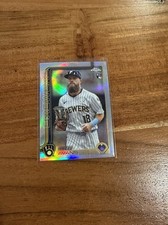 Drew Avans 2025 Topps Chrome Update Refractor Rookie RC NRMT+ Brewers