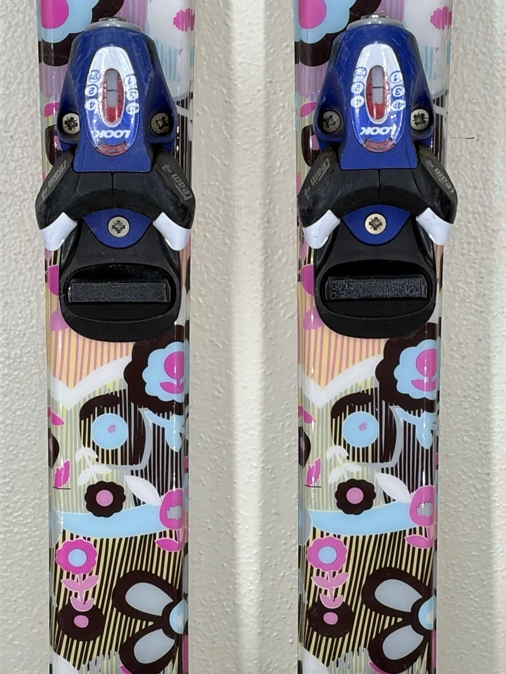Esquís Roxy Flower Girl 130 CM Look Team 4 fijaciones niños junior jóvenes descenso Foto 4 de 4