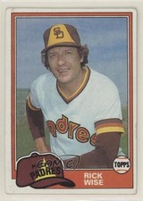 1981 Topps Rick Wise #616 0bd6