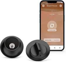 Level C-L14U Lock Smart Lock Touch Edition - Smart Deadbolt, Matte Black