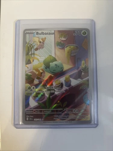 Pokémon TCG Bulbasaur Stellar Crown Illustration