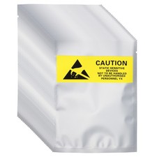 200 Pcs Anti Static Bags Shielding Bag 4.1" x 5.9" Open Top ESD Bags, Silver