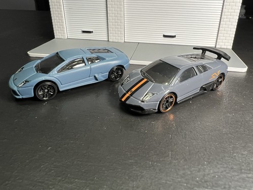 Hot Wheels loose Lamborghini Murcielago grey Batman Dark Knight And SV Loose
