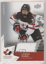 2020-21 Upper Deck Team Canada Juniors Women's WC Jerseys Loren Gabel #58 0l2