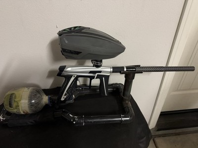 Planet Eclipse CS1 Paintball Marker Black/Silver. Used Great Condition. TFX Hopr