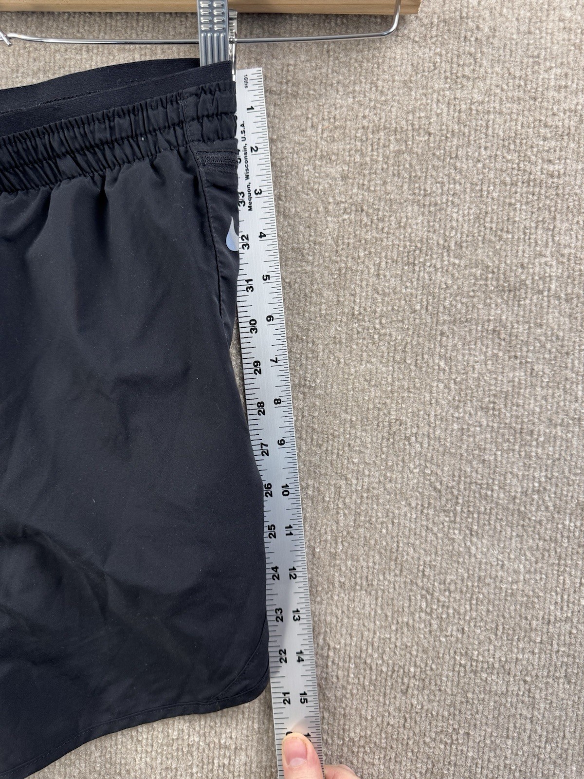 Women's Nike Running Shorts Black Dri-Fit Size XL thumbnail 10