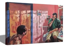 Funny Bathroom Canvas Wall Art Wall Decor Pictures Funny Bathroom Humour Smel...