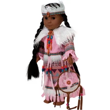 Kaya Inspired Pink Indian Dress 18" Doll Clothes for American Girl Dolls