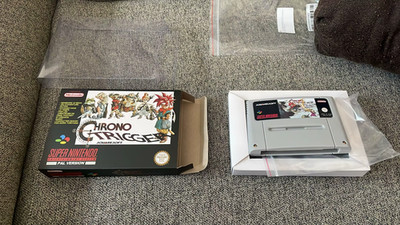 Chrono Trigger (SNES) Super Nintendo (PAL EUR) Video Game with Box