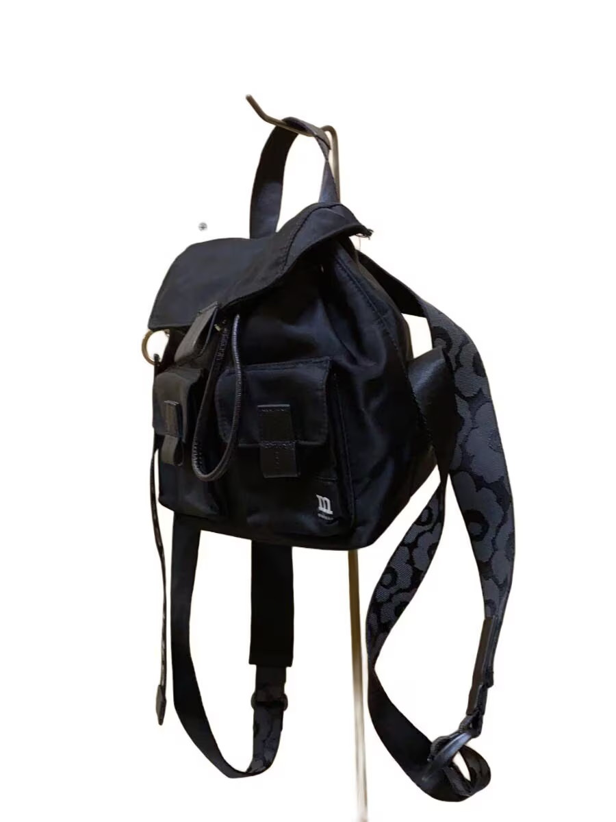 marimekko Backpack Polyester BLK Solid 091199 - image 2