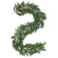 6ft Artificial Christmas Pine Garland, Real Touch Greenery Winter Garland 