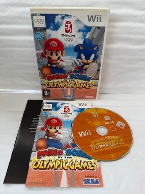 Mario & Sonic bei den Olympischen Spielen Nintendo Wii Spiel komplett mit Handbuch