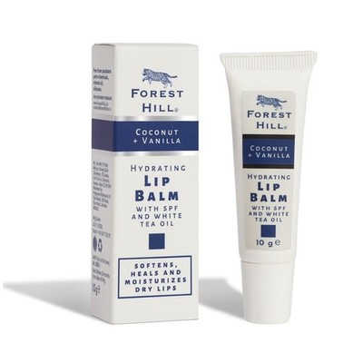 Forest Hill Lip Balm For Men, Infused With Coconut Oil, Avocado Butter & White T