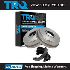 TRQ Rear Brake Drum Shoe Kit for Toyota 4Runner T100 Tacoma Tundra Pickup
