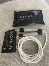 Box Rope High End Jumping Rope White for Training Fitness Adjustable Length