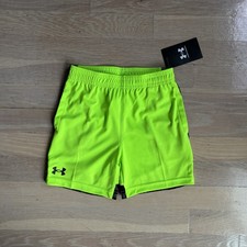 Boys Green Under Armour Logo Shorts Size 3T NWT