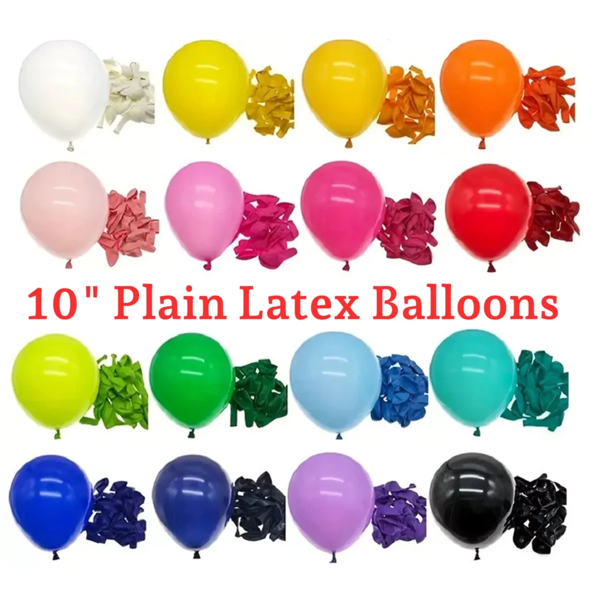 Palloncino 80 Cm A Forma Di Numero: Colore Arancione/Bianco Per Compleanni, Con Valvola - 6