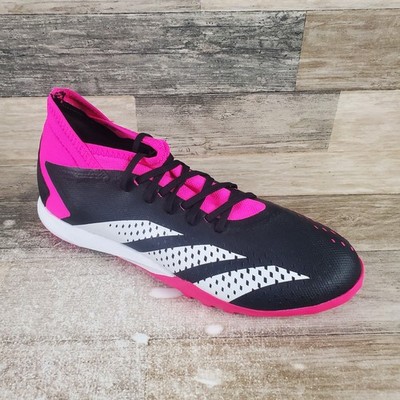 Adidas Mens Predator Accuracy .3 TF Shoes Size 11 Black White Team Shock Pink