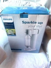 Philips Soda Maker Sparkling Water Machine White Easy Custom Carbonation