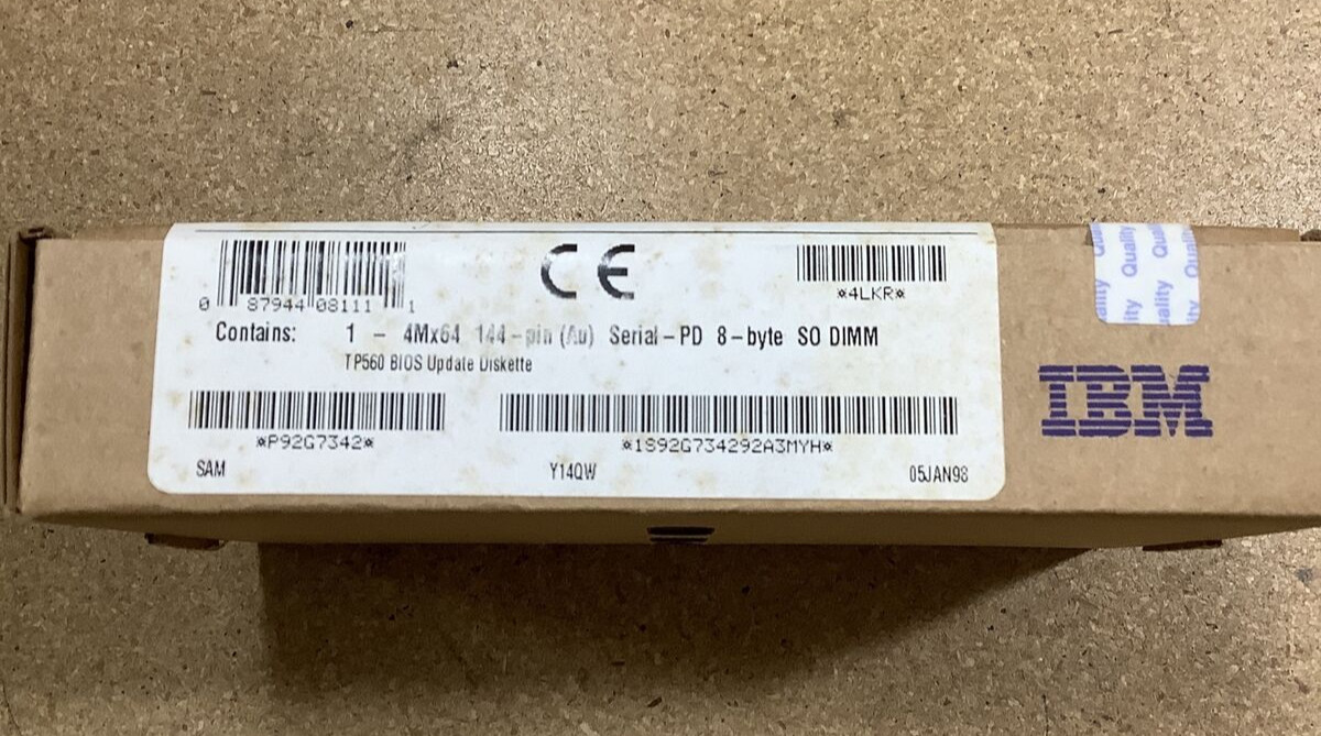 92G7342 IBM 32MB EDO SO DIMM Memory 3.3v 4K Refresh Options 