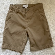 Cat Jack Boys School Uniform Shorts Sz 5 Khaki Adjustable Waistband Bottoms