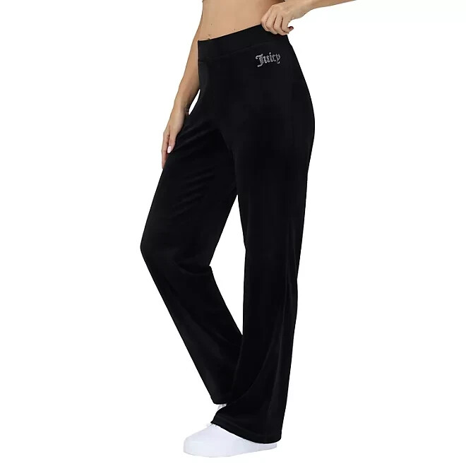Juicy Couture x Mean Girls Women's Velour Pant Size L Black