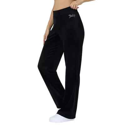 Juicy Couture x Mean Girls Women's Velour Pant Size L Black | eBay